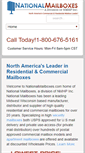 Mobile Screenshot of nationalmailboxes.com